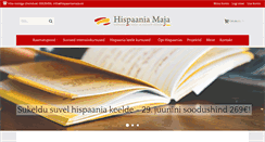 Desktop Screenshot of hispaaniamaja.ee